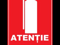 Placuta atentie stingator