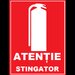 Placuta atentie stingator